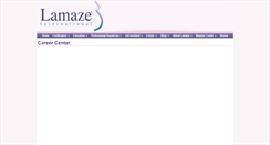 Desktop Screenshot of careers.lamaze.org