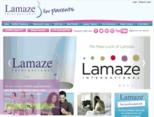 Tablet Screenshot of lamaze.org